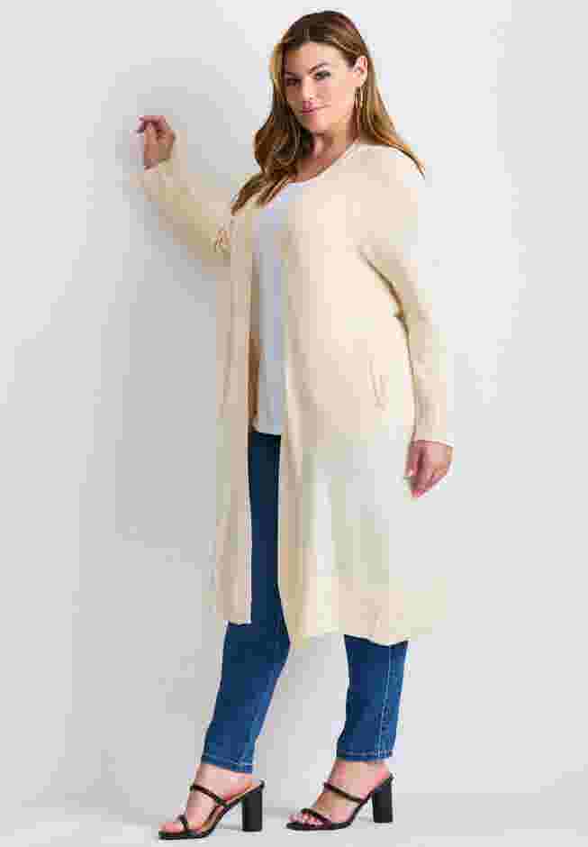 Raglan Sleeve Duster Cardigan image number 2