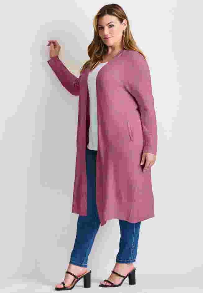 Raglan Sleeve Duster Cardigan image number 2