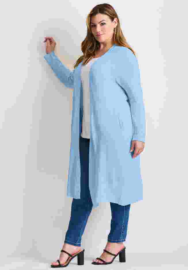 Raglan Sleeve Duster Cardigan image number 2