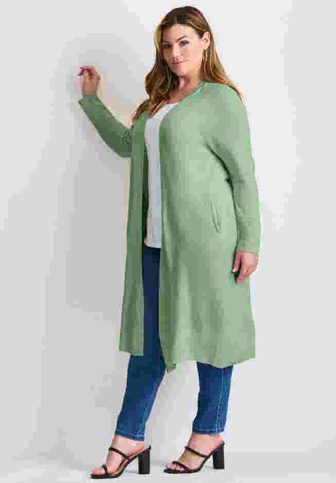 Raglan Sleeve Duster Cardigan image number 2