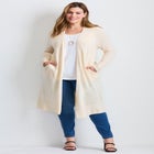 Raglan Sleeve Duster Cardigan image number null