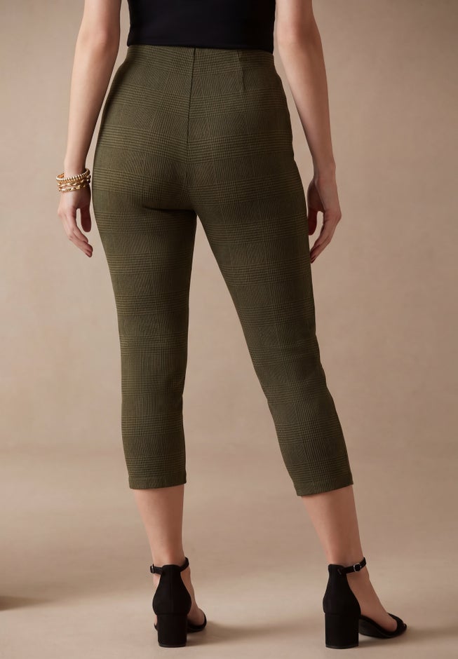 Everyday Stretch Cotton Capri Legging image number 1
