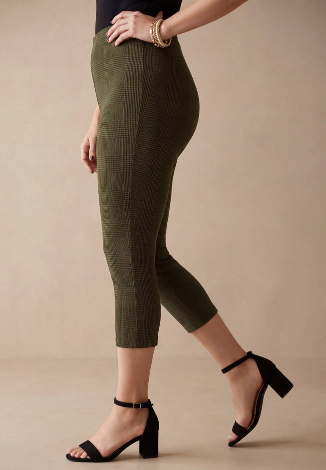 Everyday Stretch Cotton Capri Legging image number 2