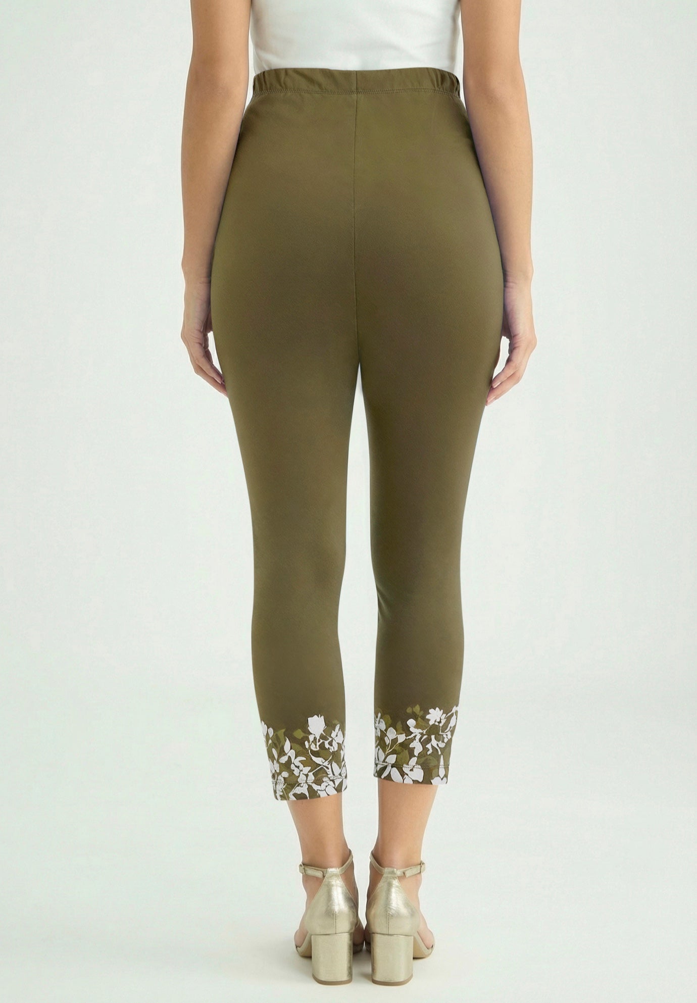 Everyday Stretch Cotton Capri Legging image number 2