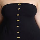 Tube Maxi Dress With Buttons image number null