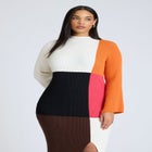 Colorblocked Maxi Dress image number null