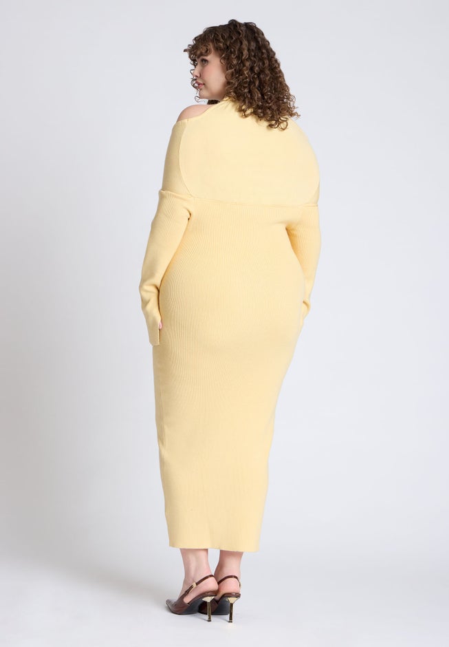 Sweater Dress With Tie image number 1