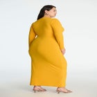 Shirred Detail Maxi Dress image number null