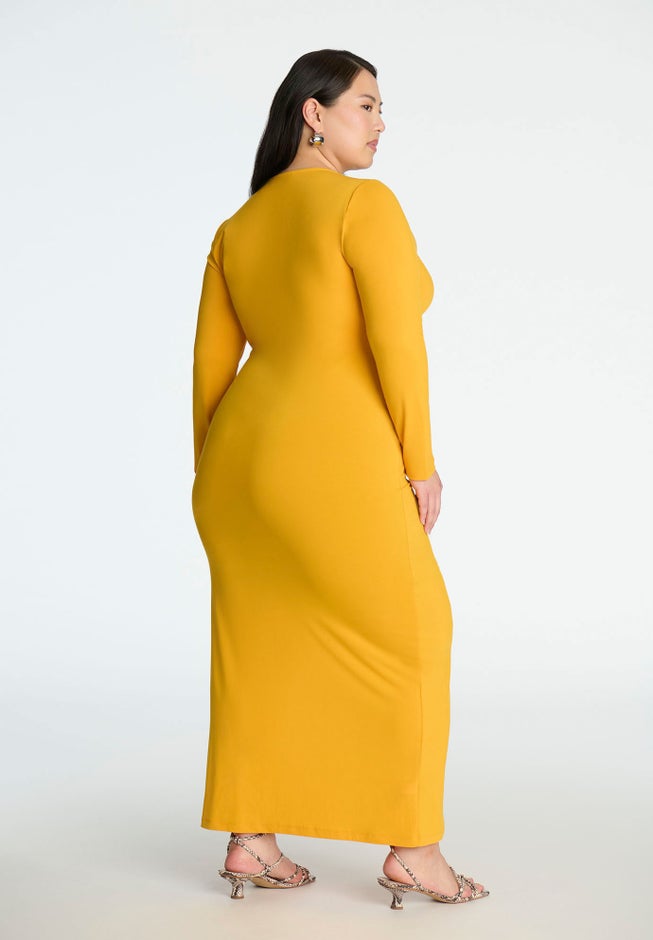 Shirred Detail Maxi Dress image number 1