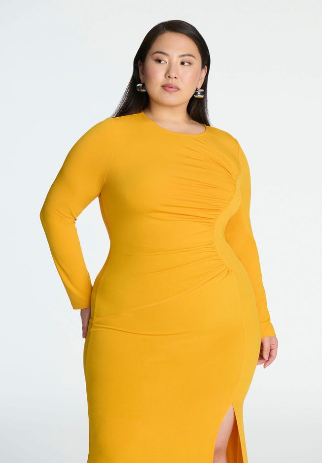 Shirred Detail Maxi Dress image number 2