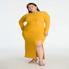 Shirred Detail Maxi Dress image number null