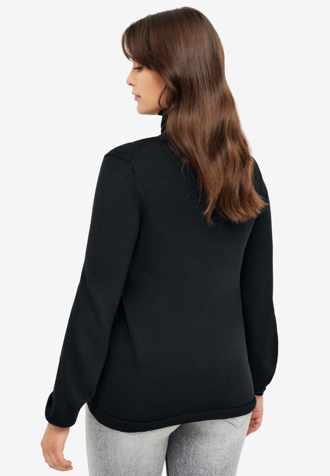 Blouson Sleeve Turtleneck image number 1