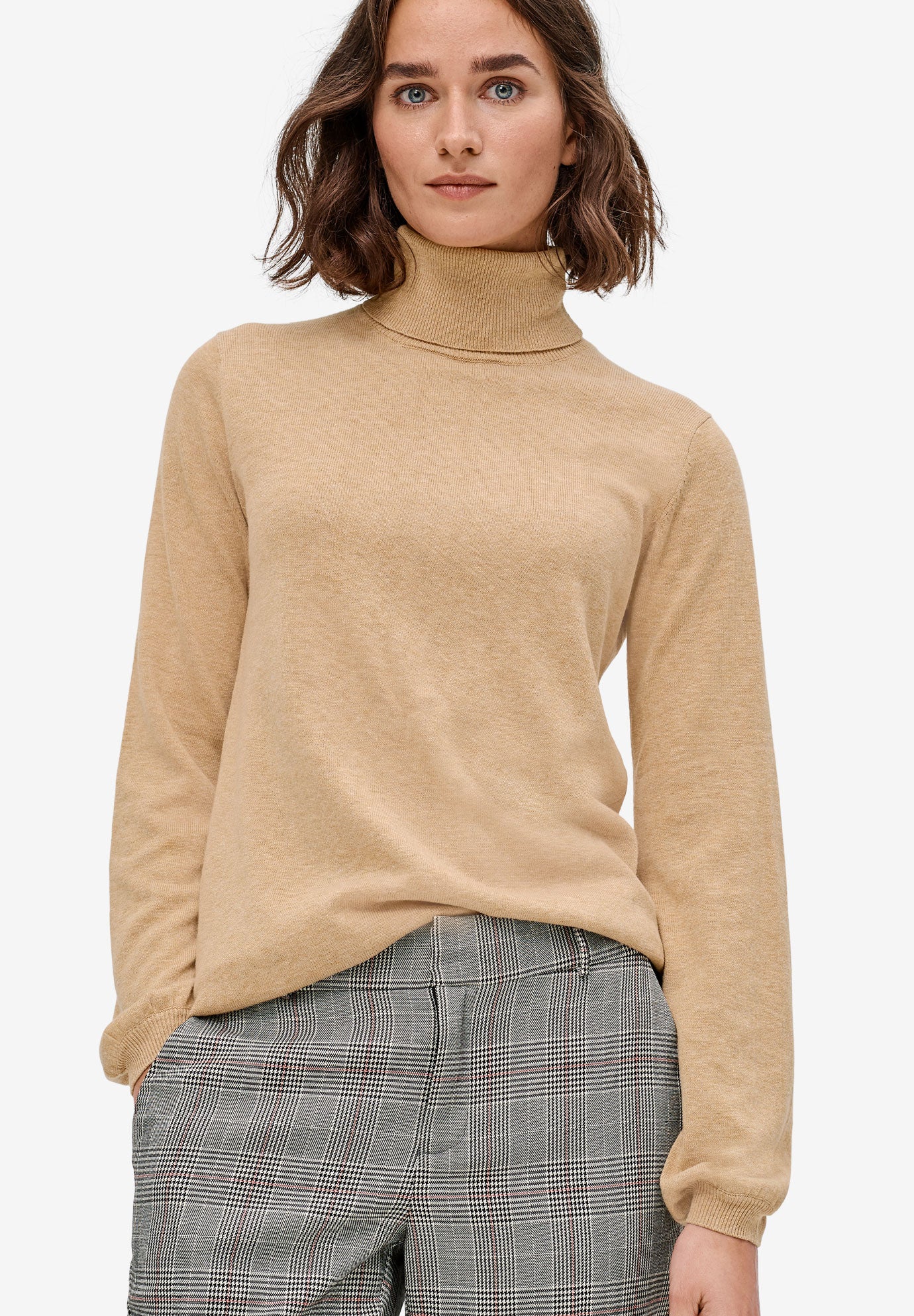 Blouson Sleeve Turtleneck image number 0