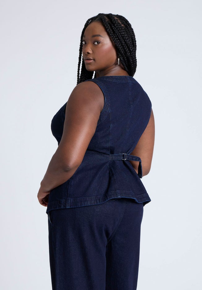 Denim Vest image number 1