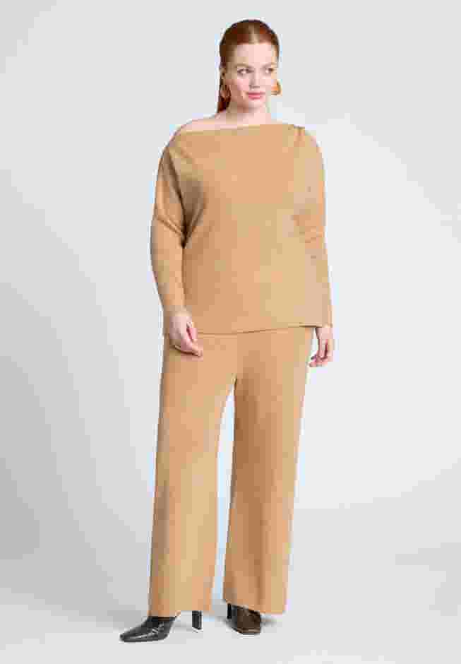 Asym Sweater With Hardware Detail image number 2