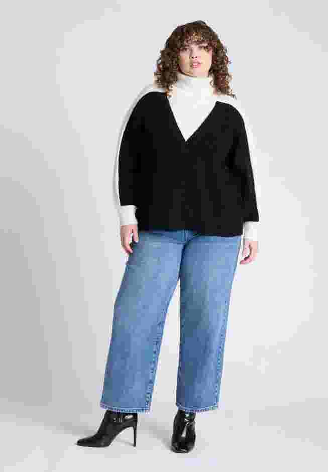 Mixed Knit Turtleneck image number 2