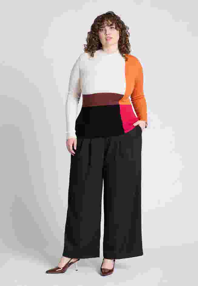Color Blocked Sweater image number 2