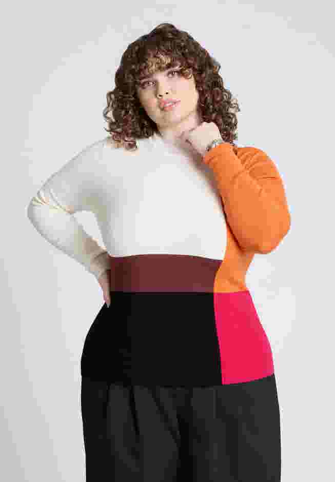 Color Blocked Sweater image number 0