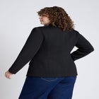 Hourglass Blazer With Gold Button image number null