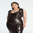 ELOQUII x kate spade new york Floral Sequin Maxi Dress image number null