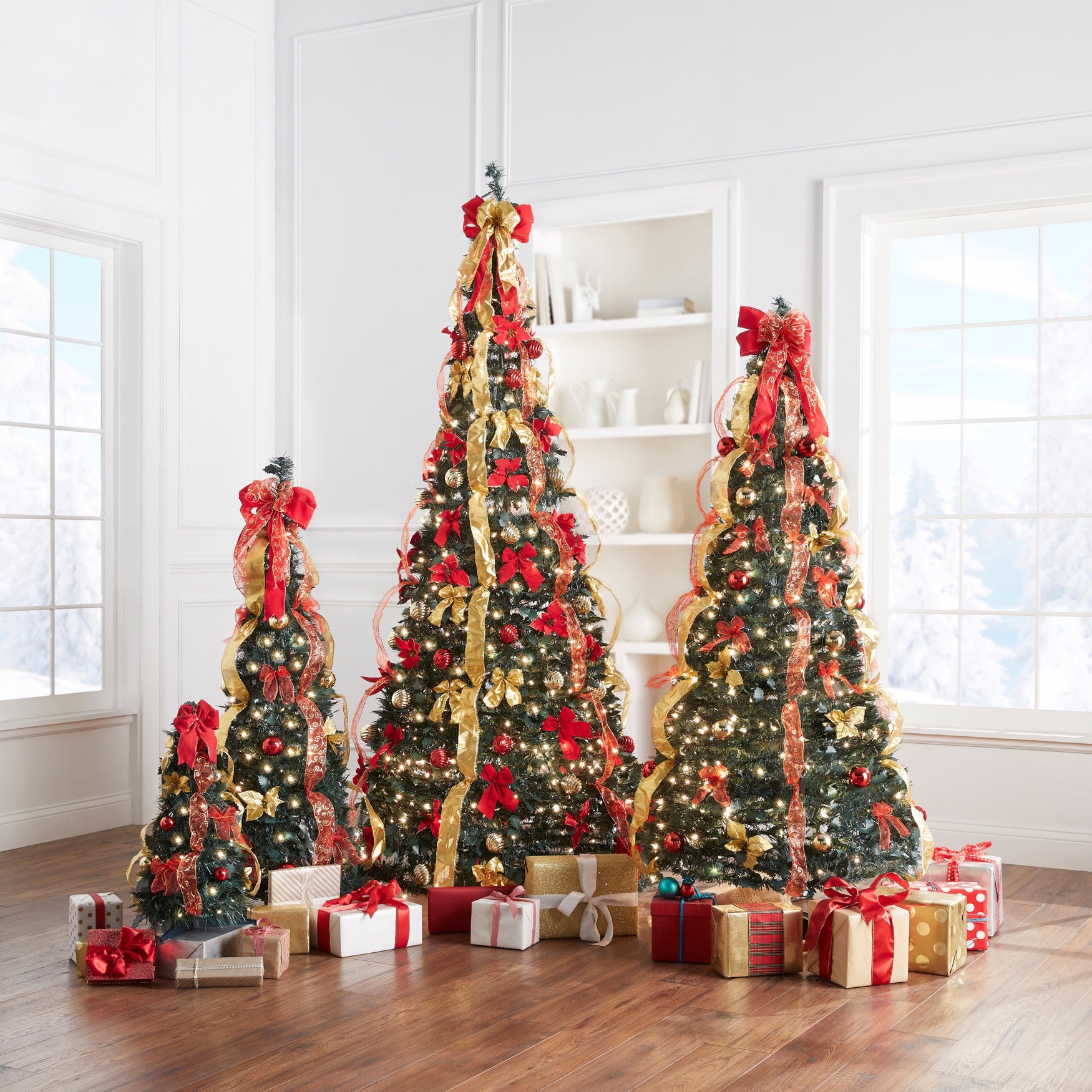 Fully Decorated Pre-Lit 4&frac12; Ft. Pop-Up Christmas Tree image number 4