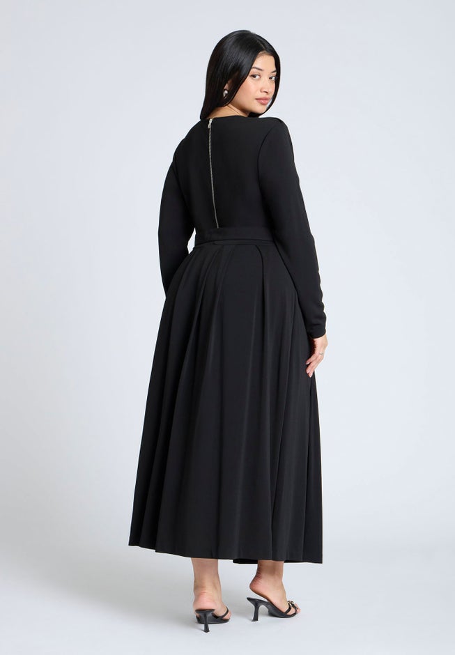Eupalette Dress With Pleats image number 2