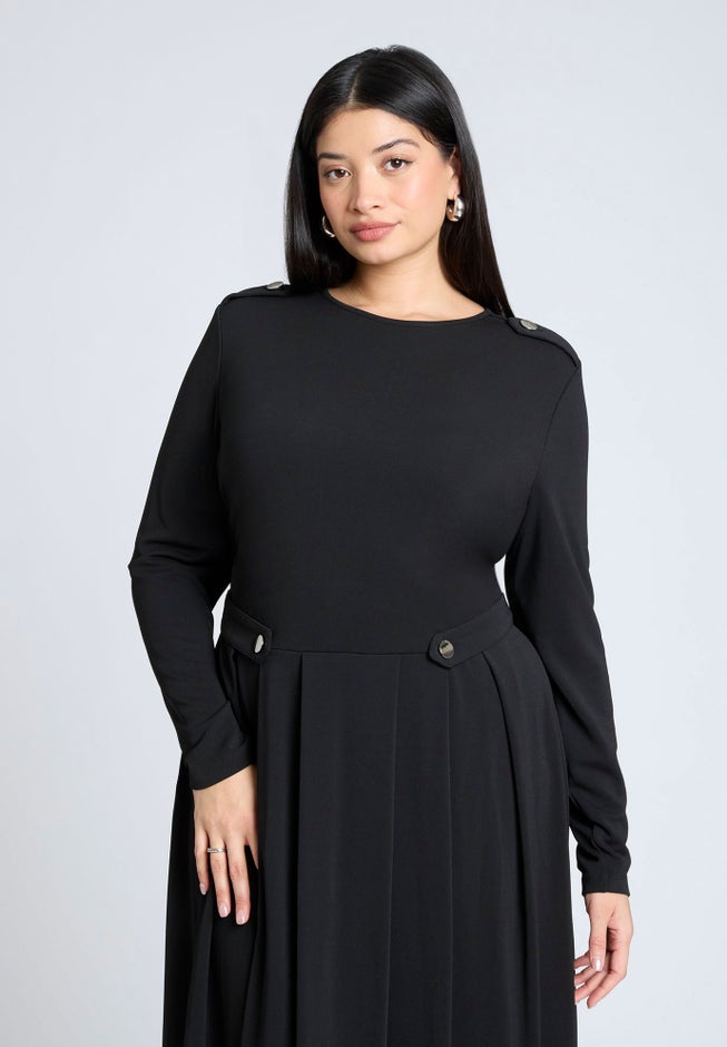 Eupalette Dress With Pleats image number 3