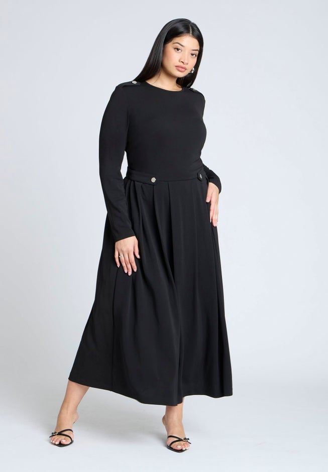 Eupalette Dress With Pleats image number 0
