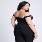 Off The Shoulder Peplum Top image number null