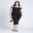 Off The Shoulder Peplum Top image number null