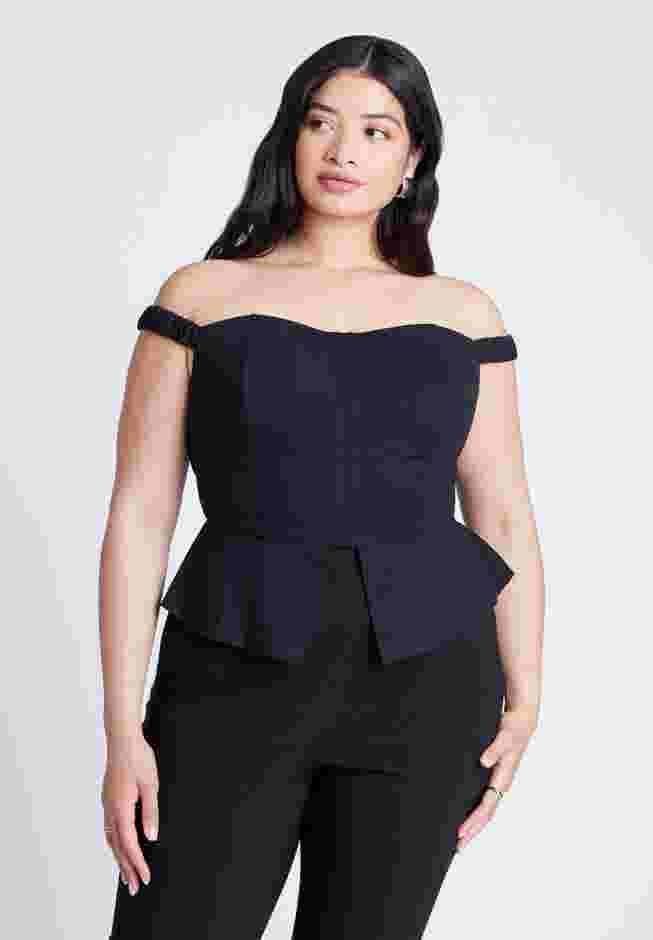 Off The Shoulder Peplum Top image number 0