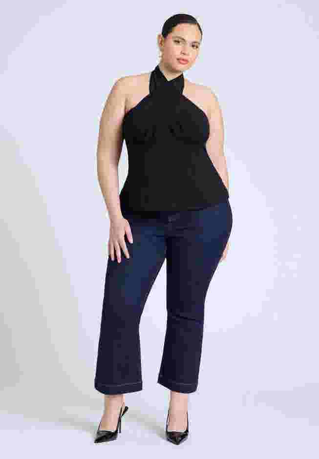 Chiffon Wrap Halter Top  image number 2