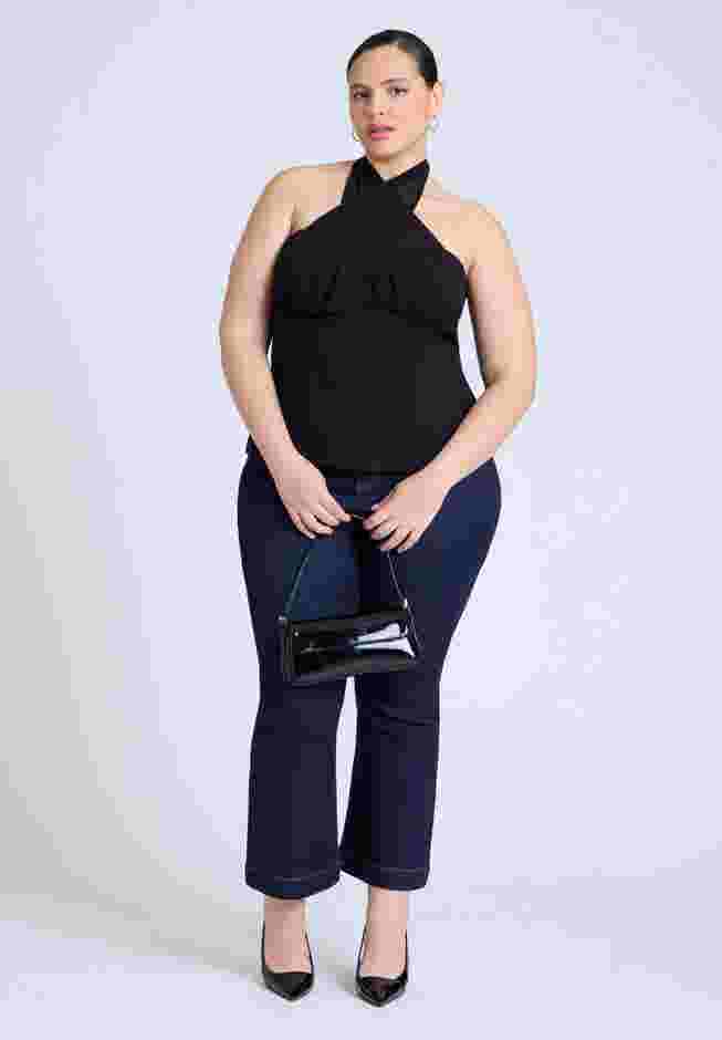  Chiffon Wrap Halter Top  image number 3