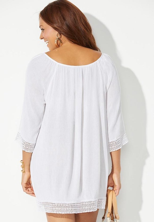 Giana Crochet Cover Up Tunic image number 1