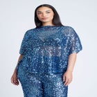 Sequin Poncho image number null