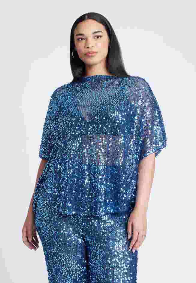 Sequin Poncho image number 1