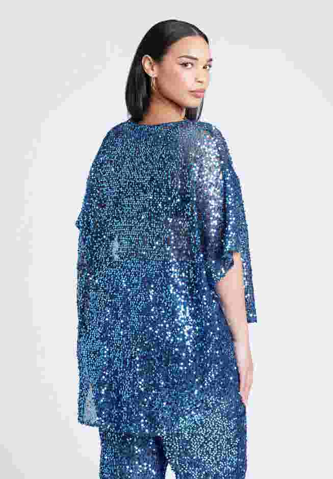 Sequin Poncho image number 2