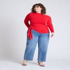 Asym Top With Tie image number null