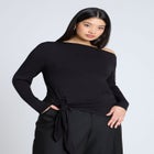 Asym Top With Tie image number null