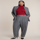 Herringbone Straight-Leg Trouser image number 0