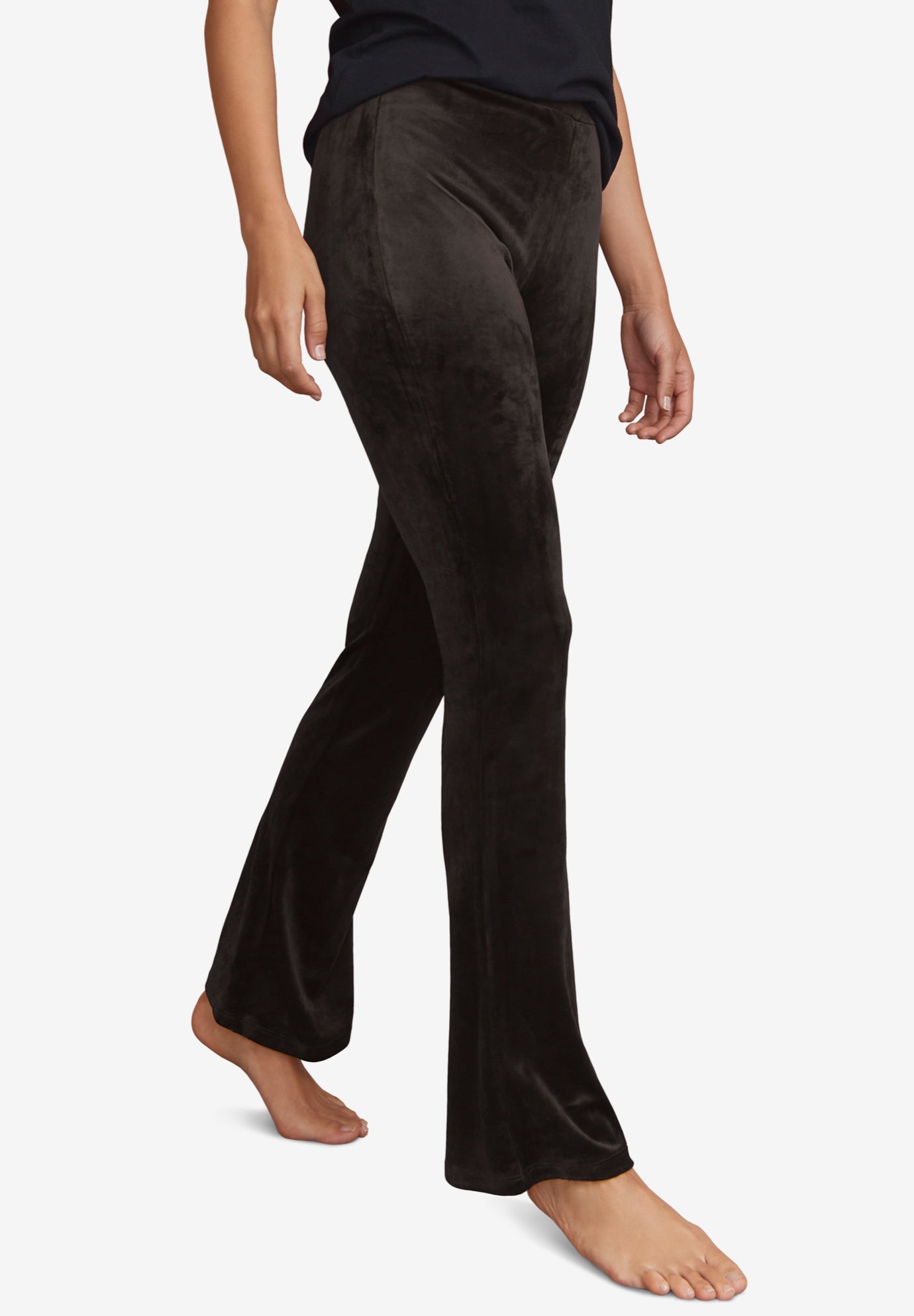 Velour Bootcut Lounge Pants image number 2