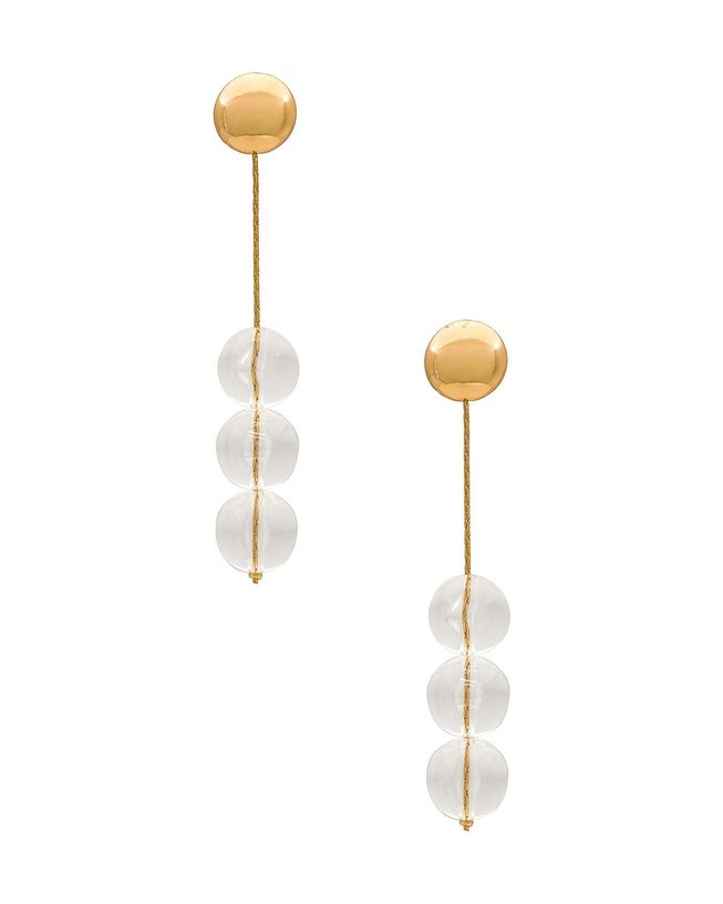 Linear Pearl Earring image number null