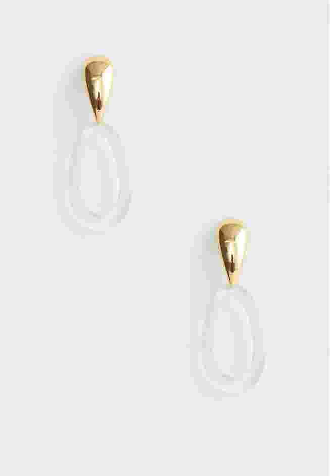 Gold And Clear Looped Earring image number 0