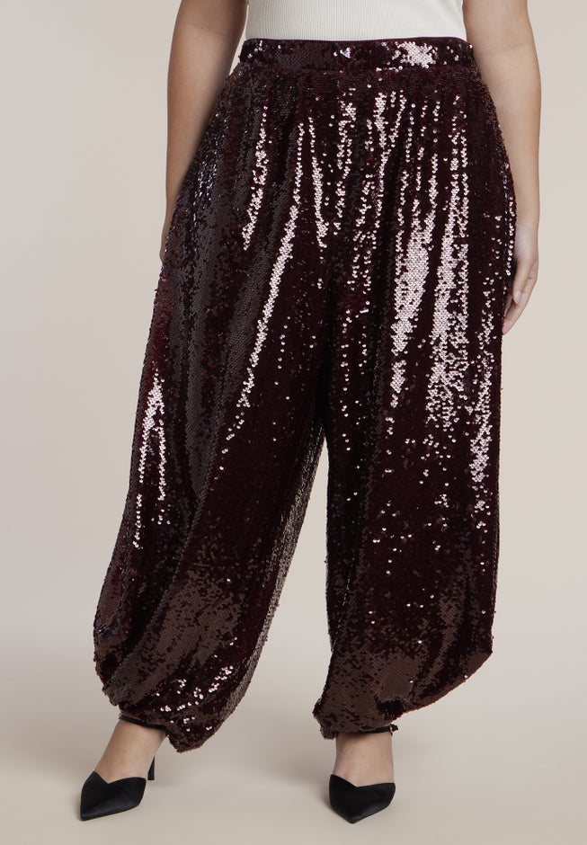 Sequin Balloon Trouser image number 1