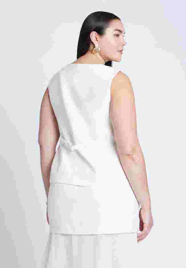 Split Hem Suiting Vest image number 2