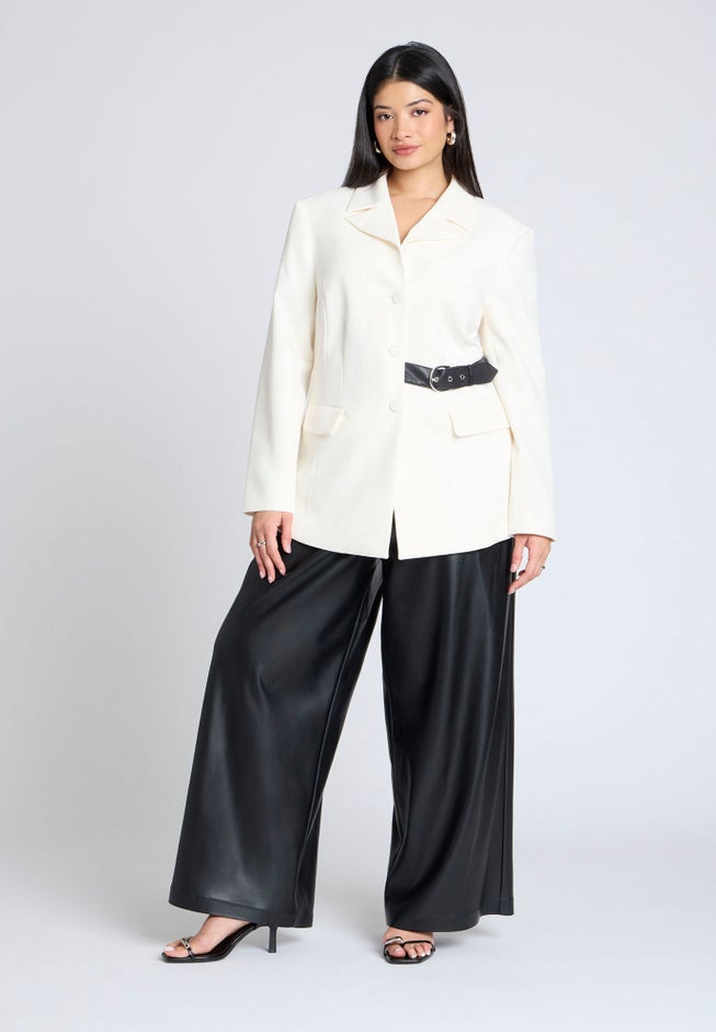 Belt Detail Blazer image number null