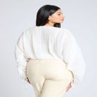 Plisse Dolman Top image number null