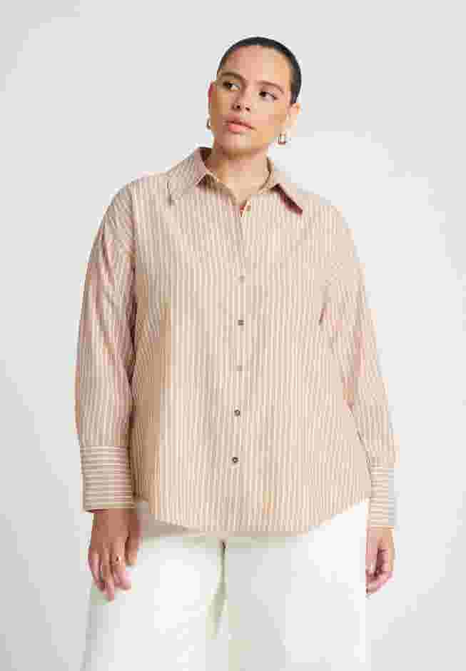 Preppy Striped Button Down image number 1