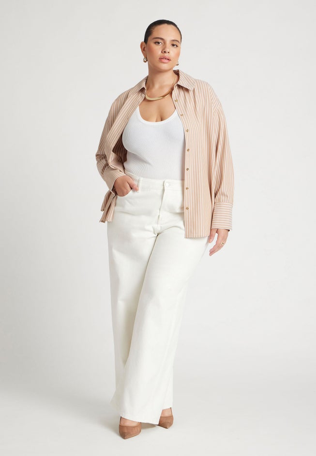 Preppy Striped Button Down image number 0