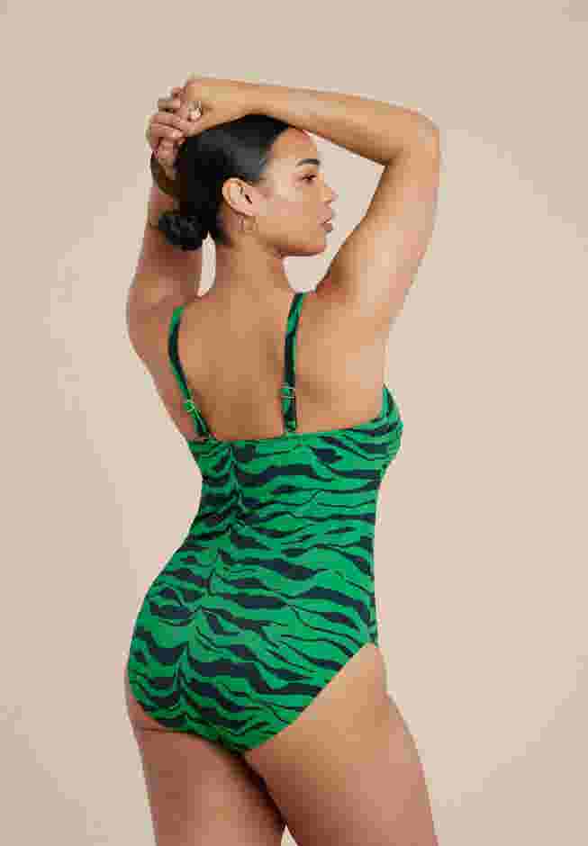 Green Zebra Stripe Suit image number 2